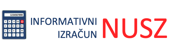 Informativni izračun NUSZ Informativni izračun NUSZ